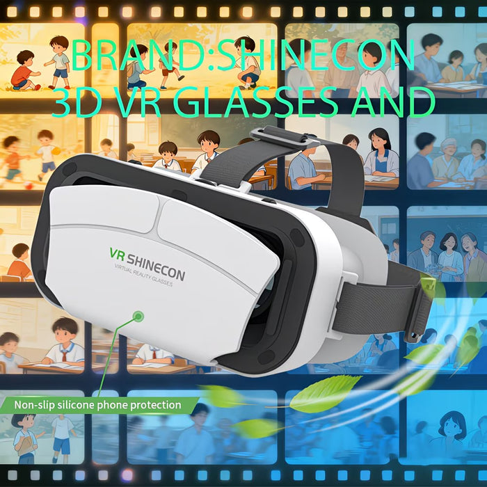 Gafas de Cine VR, Pantalla 3D 4K de 120Hz, Vista Inmersiva de 110°