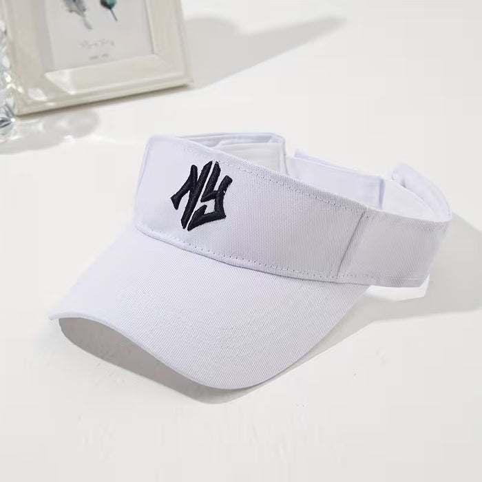 Gorra NY deportivas ajustables de béisbol con bordado de letras unisex