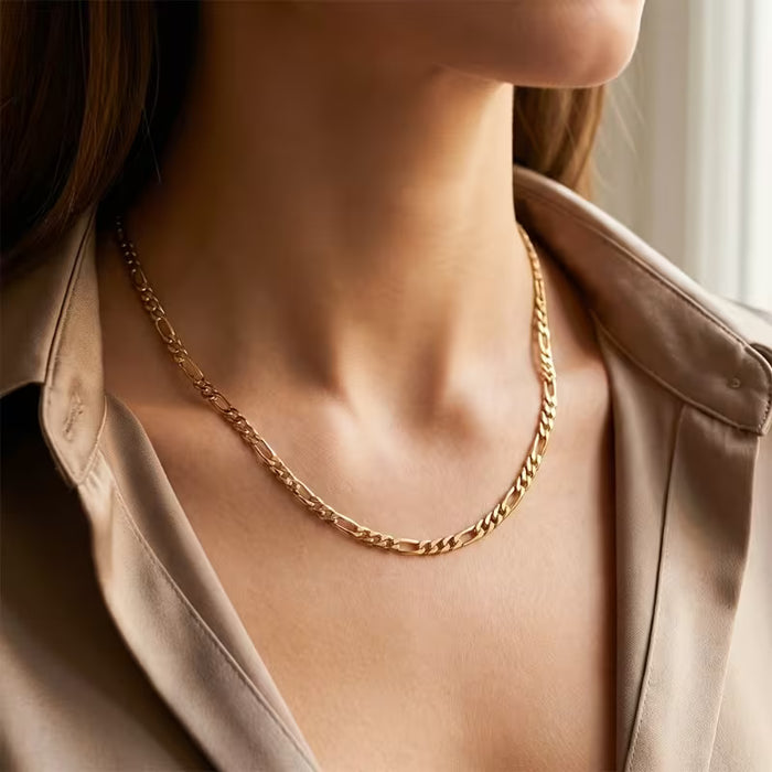 1 Collar de moda ajustable de alta calidad hecho de acero inoxidable 45cm