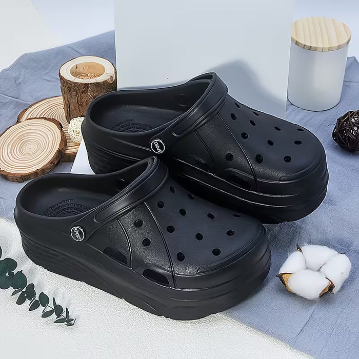 Zapatos de mujer de verano, transpirables, con suela gruesa, hechos de EVA