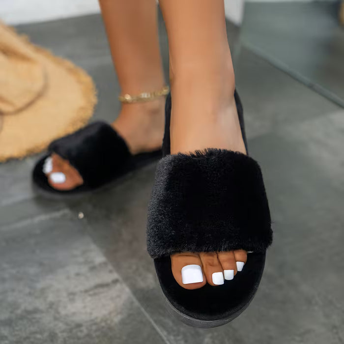 Zapatillas de Felpa Cálidas y Gruesas -de Interior para mujer