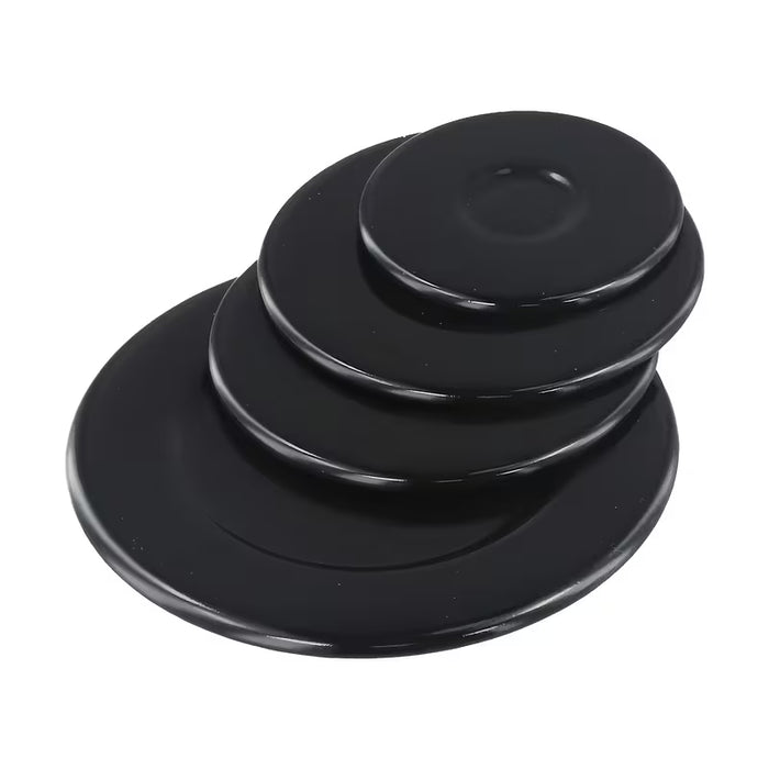 Juego de 4 Cubiertas para Quemadores de Estufa de Gas SABAF - Elegante