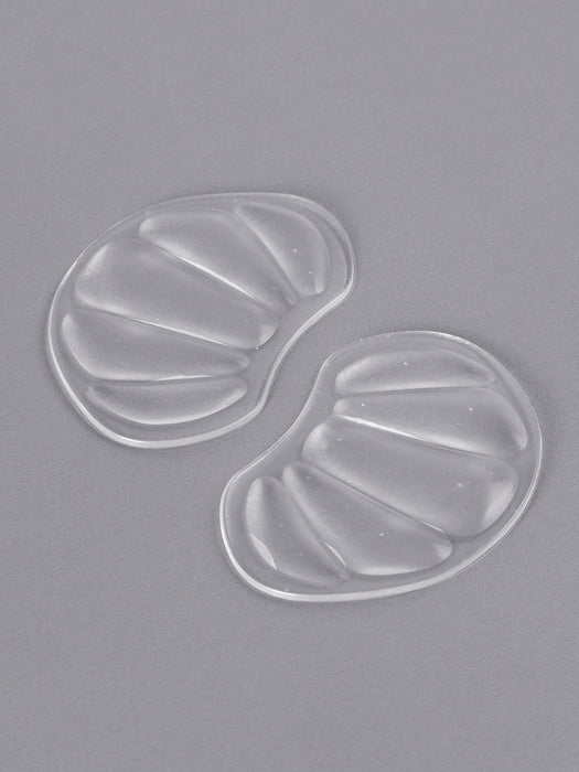 SHEIN 2 piezas Almohadilla de silicona transparente para talón