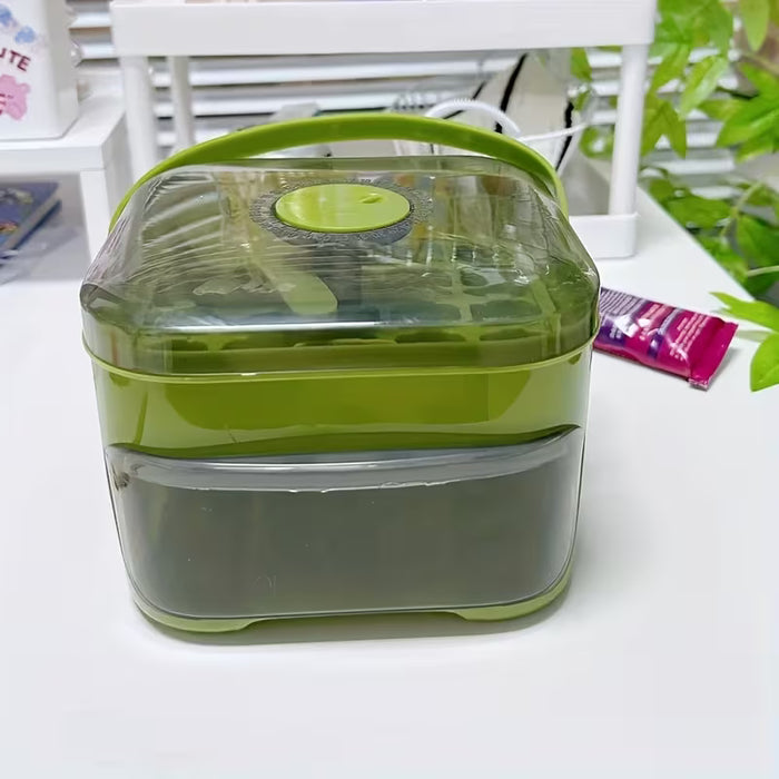 Moldes de Cubitos de Hielo de Presión Múltiple con tapas, para el Hogar