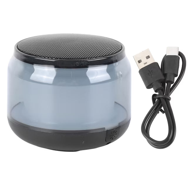 Reproductor de música portátil con luz LED, inalámbrica para exteriores, de Bluetooth