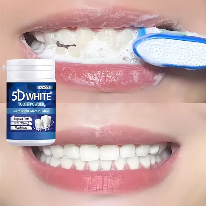 KSYOKS Polvo Dental Blanco, Refrescante Bucal