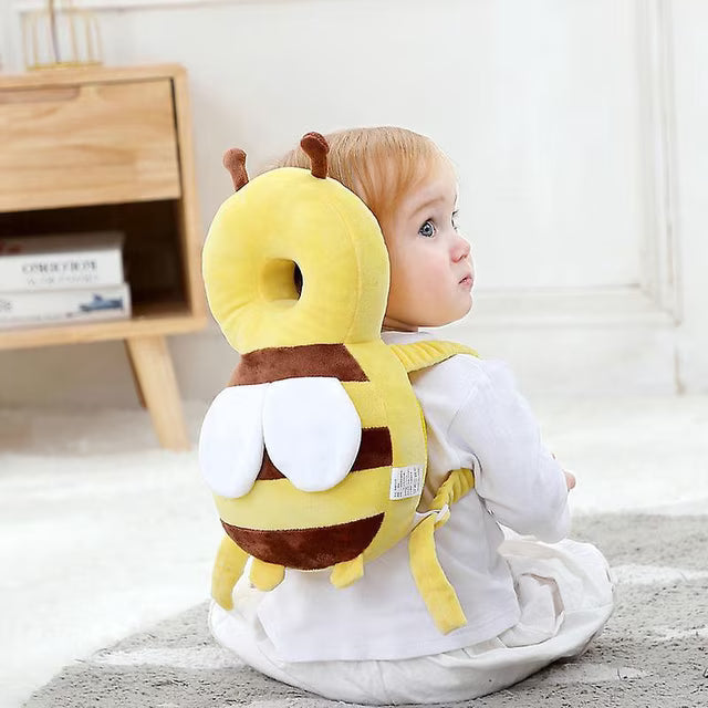 Protector de Cabeza para Bebé Mochila, Previene Caídas Hacia Atrás Abeja
