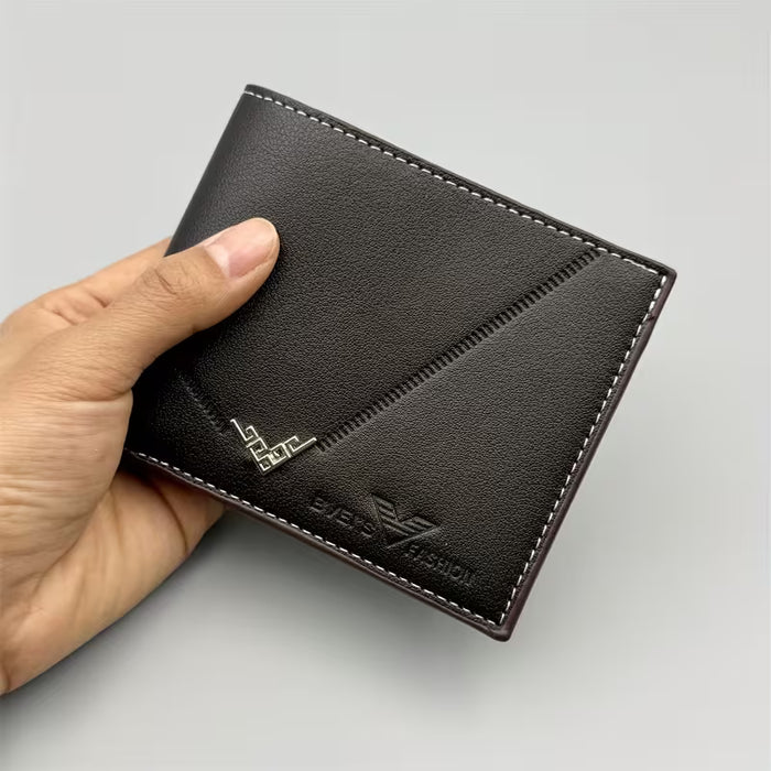 Billetera Bifold para Hombre, Moderna y a la Moda, para Múltiples Tarjetas