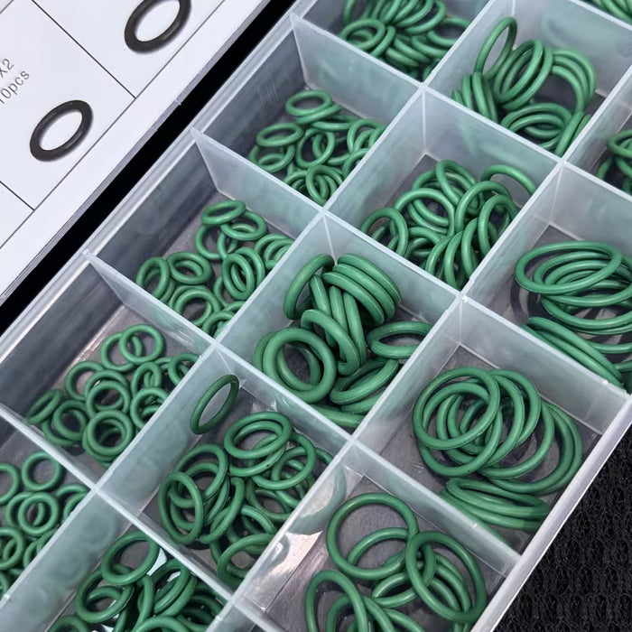 Kit de 270 Piezas de Anillos Tóricos para Compresor de Aire Acondicionado, 18 Tamaños