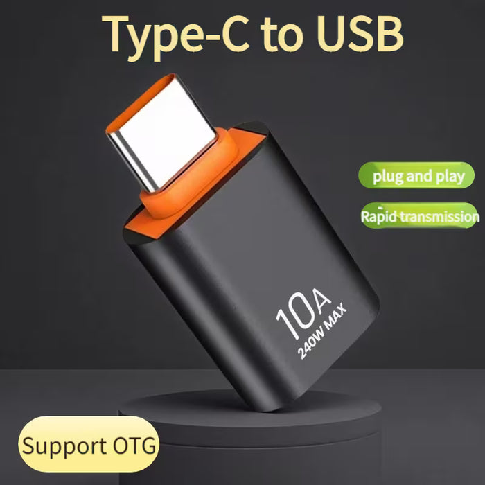 Adaptador USB TYPE-C pequeño y práctico plug and play