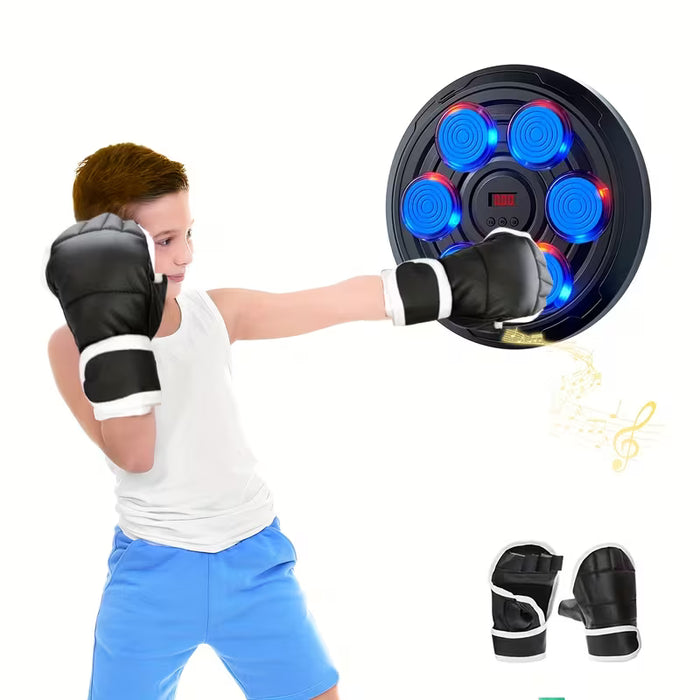 Boxeo Inteligente con Luces y Música, Golpeo Electrónico Basado en Ritmo