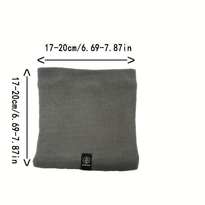 Bufanda de Invierno Gruesa y de Alta Calidad, Diseño Cómodo y Sólido, Elástica y Fácil de Limpiar