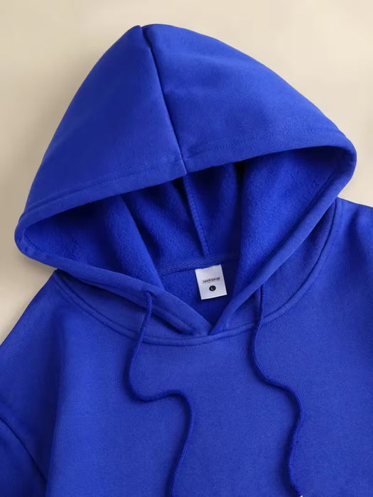 Sudadera con Capucha para Hombre con Forro para Otoño e Invierno, Diseño Estampado