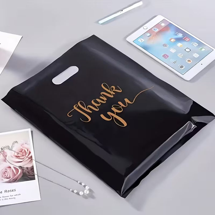 Bolsa de Plástico Negra "GRACIAS"