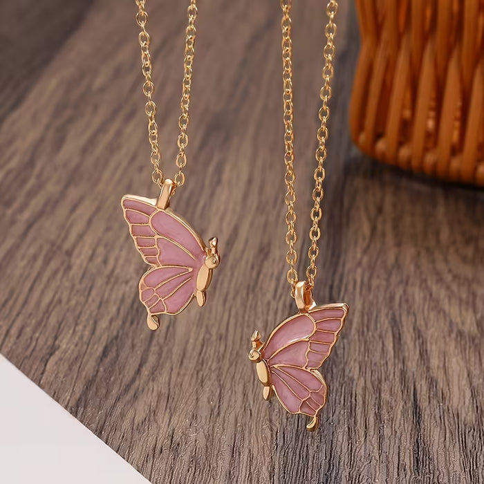 Collar de Mariposa Doble