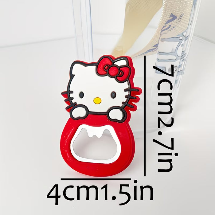 1pc Abrebotellas Sanrio, diseño de dibujos animados lindo para abrir cerveza y bebidas