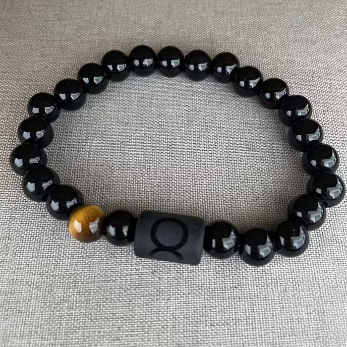 1pc Pulsera de cuentas de Taurus  para hombre