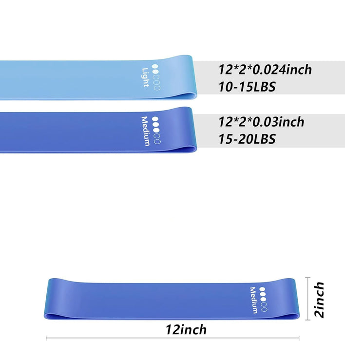 2pcs Bandas elásticas para ejercicio de resistencia para entrenamiento - Quierox - Tienda Online