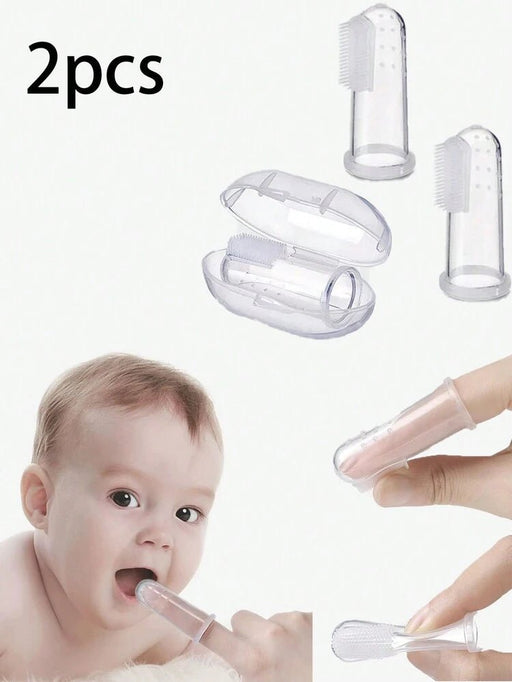 2pcs Cepillos de dientes suaves para bebé para la dentición y cuidado bucal - Quierox - Tienda Online