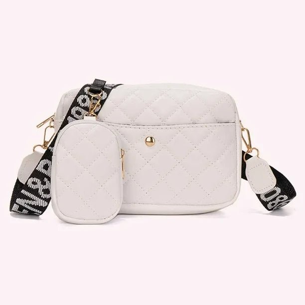 2pcs Conjunto De Bolsas Casuales, Bolsa Cuadrada Pequeña color crema - Quierox - Tienda Online