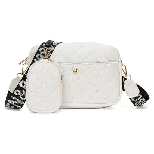 2pcs Conjunto De Bolsas Casuales, Bolsa Cuadrada Pequeña color crema - Quierox - Tienda Online