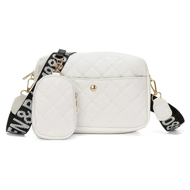 2pcs Conjunto De Bolsas Casuales, Bolsa Cuadrada Pequeña color crema - Quierox - Tienda Online