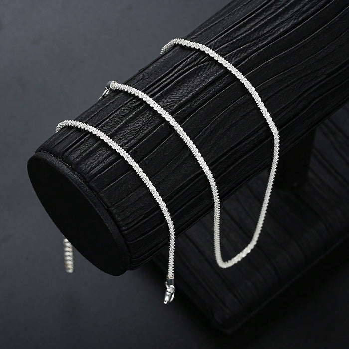2pcs Conjunto De Brazaletes Y Collar de metal Minimalista De Cobre Para Mujeres - Quierox - Tienda Online