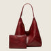 2Pcs de bolso de hombro para mujer, bolso retro sencillo grande - Quierox - Tienda Online