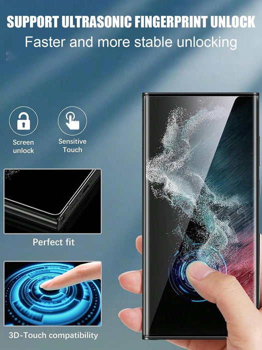 2pcs de protector de pantalla de vidrio templado curvo antiespía, para Galaxy S21 Ultra - Quierox - Tienda Online