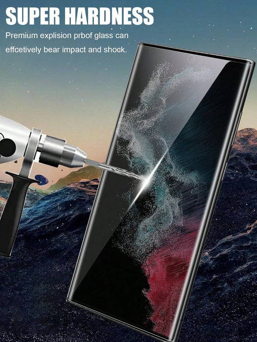 2pcs de protector de pantalla de vidrio templado curvo antiespía, para Galaxy S21 Ultra - Quierox - Tienda Online