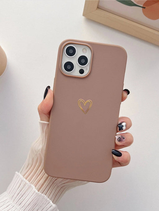2pcs Funda del teléfono del modelo del corazón de la pareja - Quierox - Tienda Online