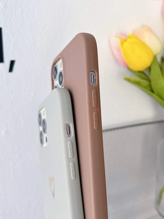 2pcs Funda del teléfono del modelo del corazón de la pareja - Quierox - Tienda Online