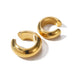 2pcs Pendientes redondo sin perforación para mujer - Quierox - Tienda Online