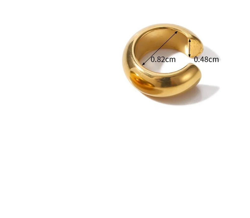 2pcs Pendientes redondo sin perforación para mujer - Quierox - Tienda Online