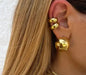 2pcs Pendientes redondo sin perforación para mujer - Quierox - Tienda Online