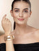 2pcs Pulsera de Metal con Apertura Ancha, Textura Martillada de Aro Redondo - Quierox - Tienda Online