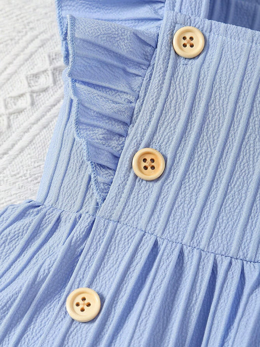 SHEIN Conjunto de ropa para recién nacido de 2 piezas ideal para el día a día en verano.