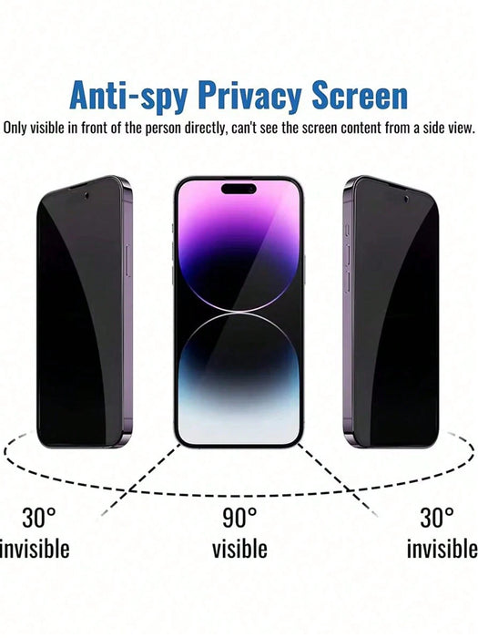 2 protectores de pantalla de privacidad compatibles con iPhone 12 Pro Max