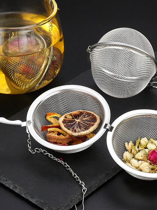 3 bolas de condimento de acero inoxidable, bolas de té para el hogar - Quierox - Tienda Online