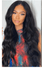 3 Extensiones de cabello sintético, ondulado, de 14 pulgadas, color negro natural. - Quierox - Tienda Online