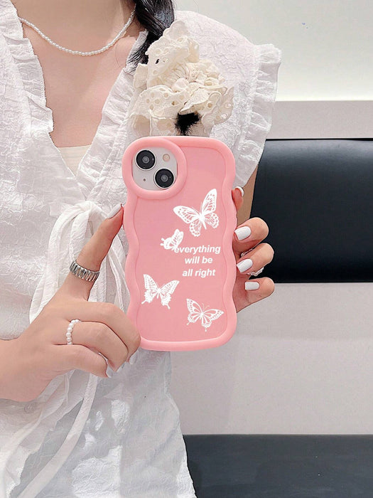 3 fundas de lujo con estampado de mariposas, mate, suaves y creativas, para iPhone 11 - Quierox - Tienda Online