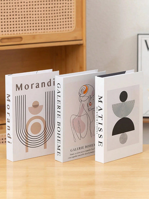 3 libros decorativos de moda, minimalistas modernos en inglés - Quierox - Tienda Online