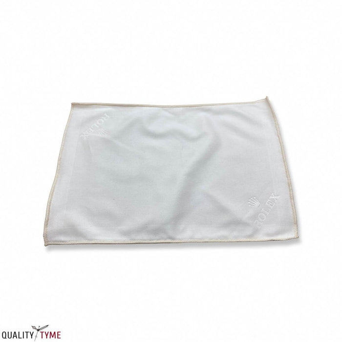 3 Paño de pulido de microfibra blanco del centro de servicio Rolex. - Quierox - Tienda Online