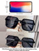 3 pares de gafas cuadradas de playa lujosas y de moda para mujer - Quierox - Tienda Online