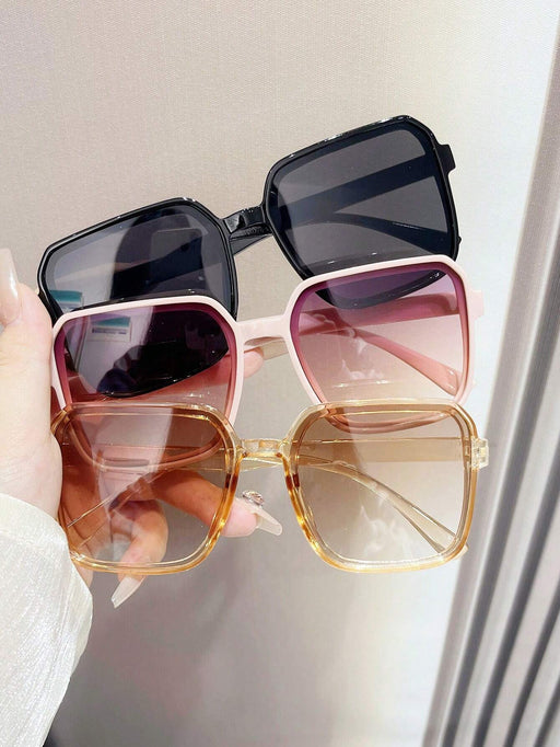 3 pares de gafas cuadradas de playa lujosas y de moda para mujer - Quierox - Tienda Online