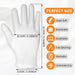 3 pares de guantes humectantes de algodón blanco para pantalla táctil - Quierox - Tienda Online