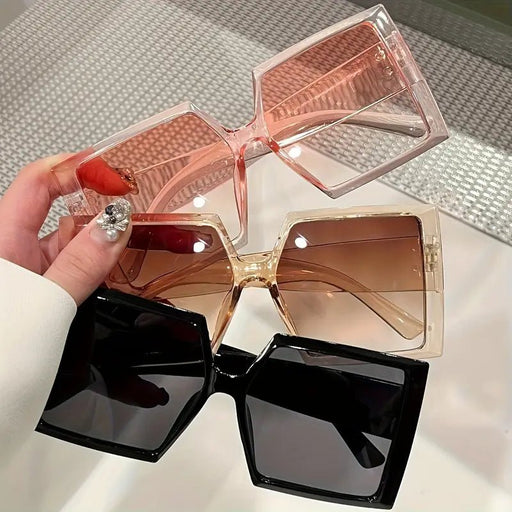 3 Piezas de Gafas de Moda para Mujer con Montura Grande y Montura Plana - Quierox - Tienda Online