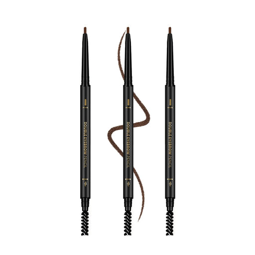 3 piezas de lápiz de cejas impermeables marrón oscuro - Quierox - Tienda Online