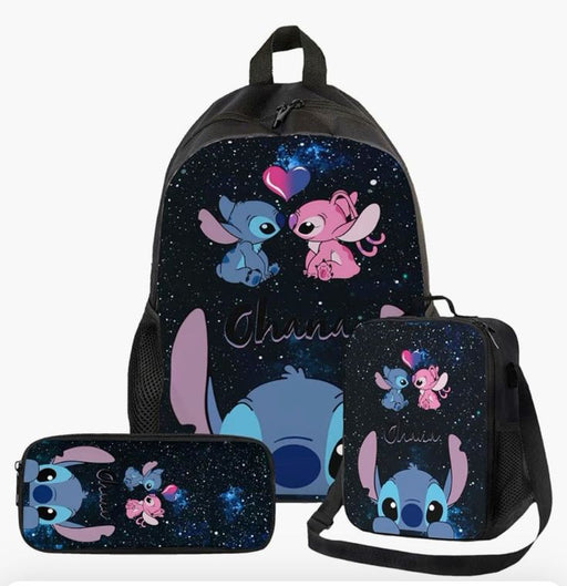 3 piezas de mochila escolar de Lilo Stitch - Quierox - Tienda Online