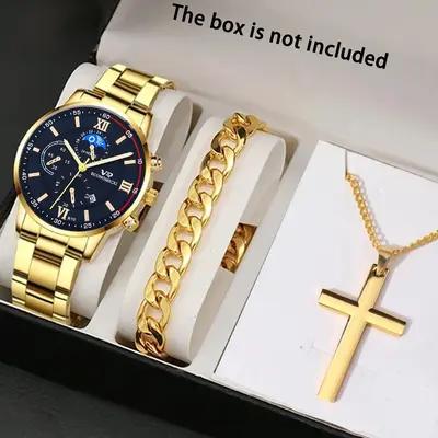 3 piezas/juego, juego de relojes para hombre - Quierox - Tienda Online